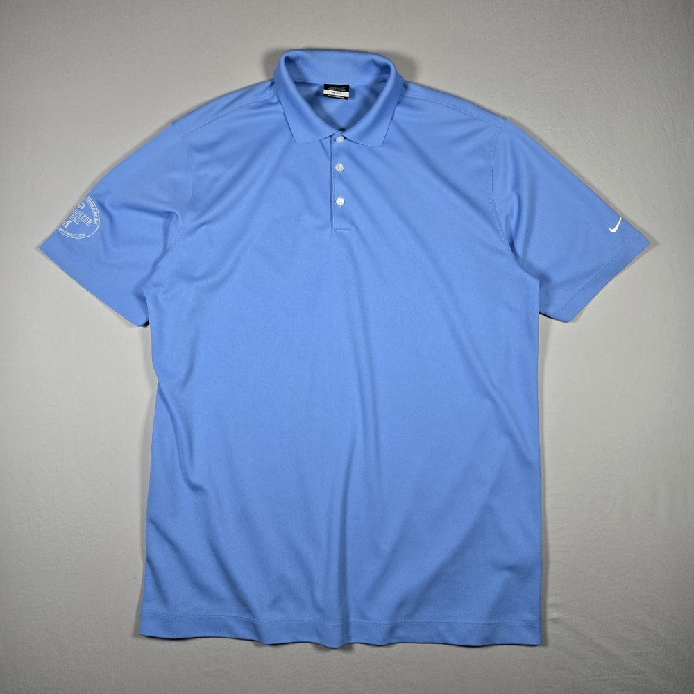 Nike Golf Dri-FIT 2014 Cincinnati Belterra Park Guarantee Mayers Blue Polo XLT
